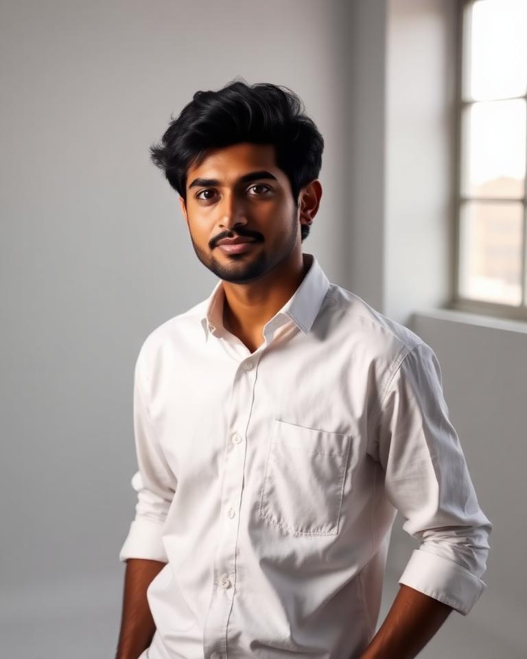 Demo creator portrait — Arjun Verma